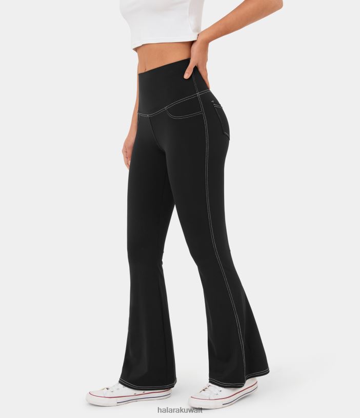 ملابس رياضية إبداعي TDP4N352 نحيف Halara Softlyzero طماق يوجا عالية الخصر وجيب خلفي متوهج بطول كامل