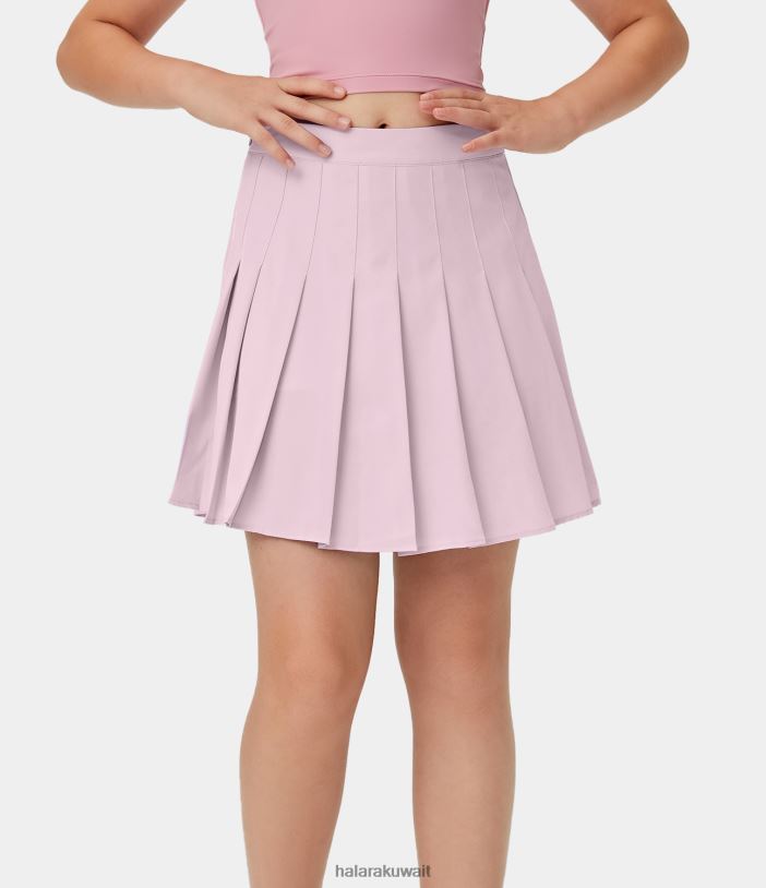 ملابس المعجون الوردي TDP4N643 بنت Halara تنورة تنس 2 في 1 للاستخدام اليومي للأطفال