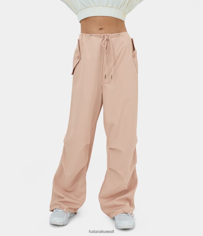 ملابس رياضية الرمال المتحركة TDP4N81 نحيف Halara بنطال رياضي كاجوال برباط مرتفع وجيوب متعددة