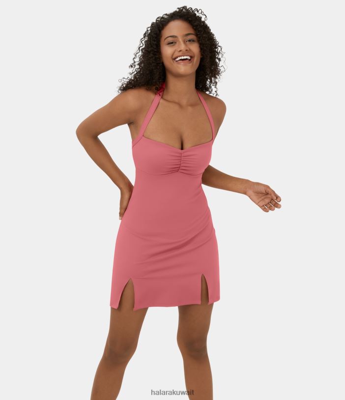 ملابس رياضية بيجونيا روج TDP4N860 نحيف Halara فستان Softlyzero ذو رسن قطيفة مكشكش وحاشية مقسمة بدون ظهر قصير نشط ملابس رياضية بيجونيا روج TDP4N860 نحيف Halara فستان Softlyzero ذو رسن قطيفة مكشكش وحاشية مقسمة بدون ظهر قصير نشط